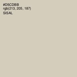 #D5CDBB - Sisal Color Image