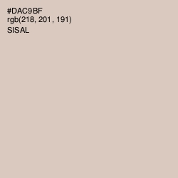 #DAC9BF - Sisal Color Image