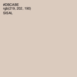 #DBCABE - Sisal Color Image