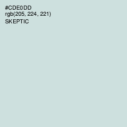 #CDE0DD - Skeptic Color Image