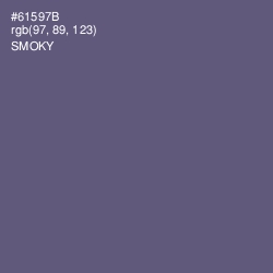 #61597B - Smoky Color Image