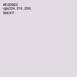 #E0DBE2 - Snuff Color Image