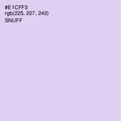 #E1CFF3 - Snuff Color Image