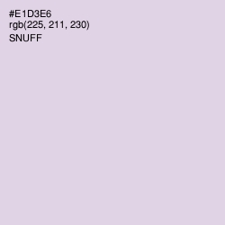 #E1D3E6 - Snuff Color Image