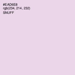 #EAD6E8 - Snuff Color Image