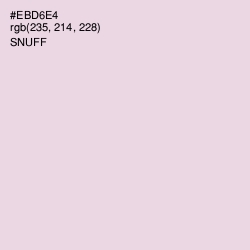 #EBD6E4 - Snuff Color Image