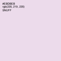 #EBDBEB - Snuff Color Image
