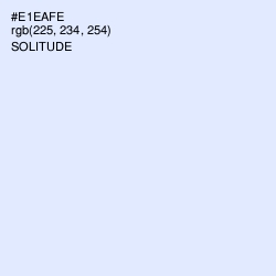#E1EAFE - Solitude Color Image