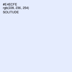 #E4ECFE - Solitude Color Image
