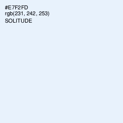 #E7F2FD - Solitude Color Image
