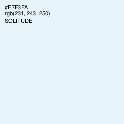 #E7F3FA - Solitude Color Image