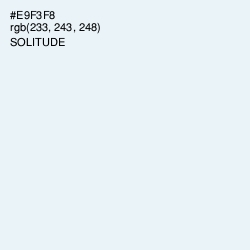 #E9F3F8 - Solitude Color Image