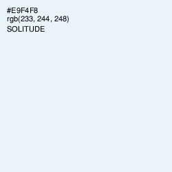 #E9F4F8 - Solitude Color Image