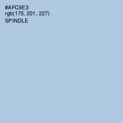 #AFC9E3 - Spindle Color Image