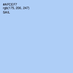 #AFCEF7 - Spindle Color Image