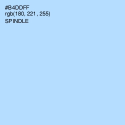 #B4DDFF - Spindle Color Image