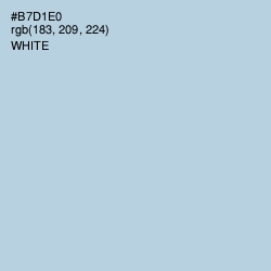 #B7D1E0 - Spindle Color Image