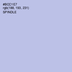 #BCC1E7 - Spindle Color Image