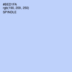#BED1FA - Spindle Color Image
