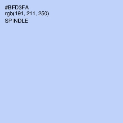 #BFD3FA - Spindle Color Image