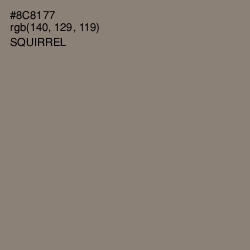 #8C8177 - Squirrel Color Image