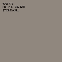 #90877E - Stonewall Color Image