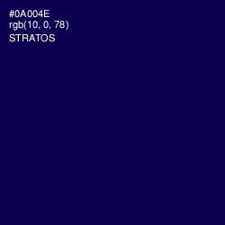 #0A004E - Stratos Color Image
