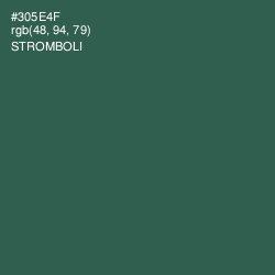 #305E4F - Stromboli Color Image