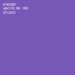 #7858B7 - Studio Color Image