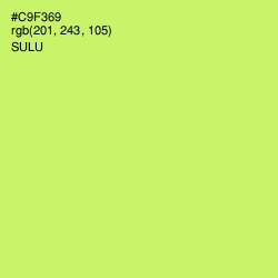 #C9F369 - Sulu Color Image