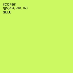 #CCF861 - Sulu Color Image
