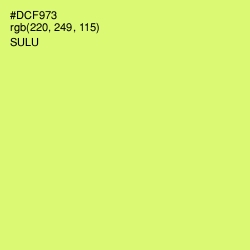 #DCF973 - Sulu Color Image