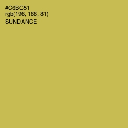 #C6BC51 - Sundance Color Image