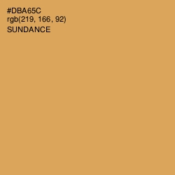 #DBA65C - Sundance Color Image