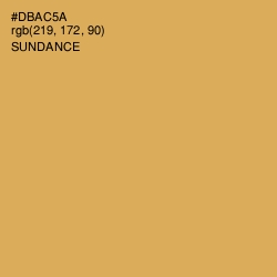 #DBAC5A - Sundance Color Image