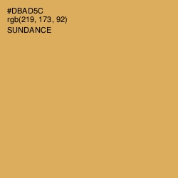 #DBAD5C - Sundance Color Image
