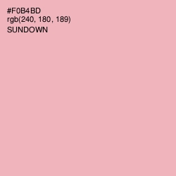#F0B4BD - Sundown Color Image