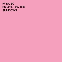 #F5A0BC - Sundown Color Image