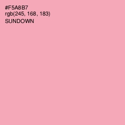 #F5A8B7 - Sundown Color Image