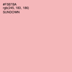 #F5B7BA - Sundown Color Image