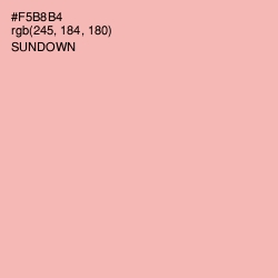 #F5B8B4 - Sundown Color Image