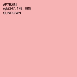 #F7B2B4 - Sundown Color Image