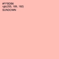 #FFBDB6 - Sundown Color Image
