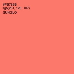 #FB786B - Sunglo Color Image