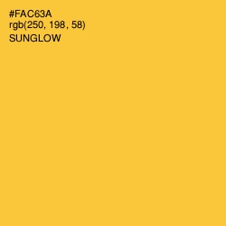 #FAC63A - Sunglow Color Image