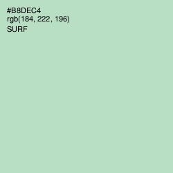 #B8DEC4 - Surf Color Image