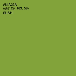 #81A33A - Sushi Color Image