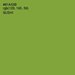 #81A53B - Sushi Color Image