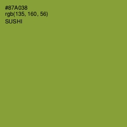 #87A038 - Sushi Color Image