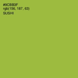 #9CBB3F - Sushi Color Image